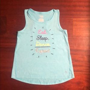Girls racer back tank top size M (7-8)